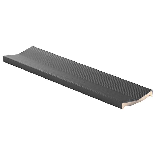 Kinzie Concave Charcoal Black 4x16 3D Matte Ceramic Tile