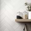 Bianco Dolomite White 4x12 Premium Polished Marble Tile