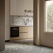 Rizo Pavement Gray 24x24 Terrazzo Look Matte Porcelain Tile