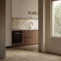 Rizo Desert Beige 24x24 Terrazzo Look Matte Porcelain Tile