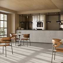 Rizo Silver Beige 24x24 Terrazzo Look Matte Porcelain Tile