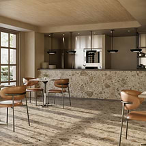 Rizo Desert Beige 48x48 Terrazzo Look Matte Porcelain Tile