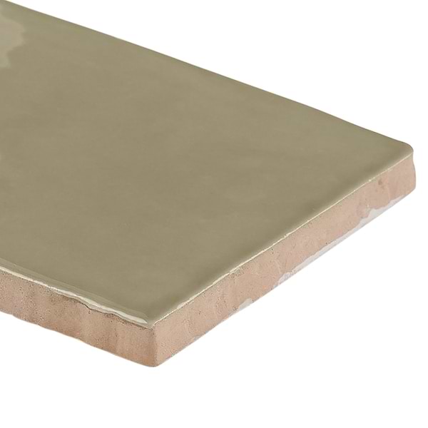Lancaster Celery Green 3x6 Polished Ceramic Wall Tile