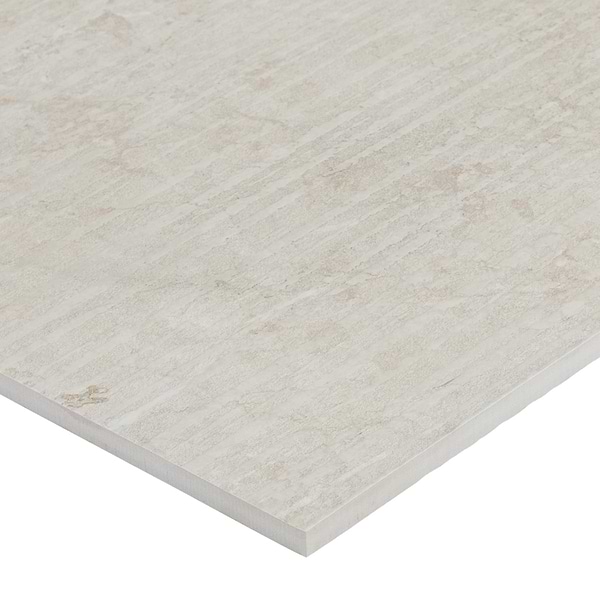 Corretta Flow Bianco White 24x48 Matte Porcelain Tile in Warm White, View 10, open zoomed image