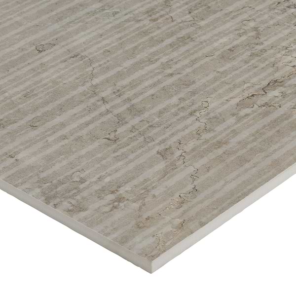 Corretta Flow Warm Gray 24x48 Matte Porcelain Tile in Gray, View 10, open zoomed image