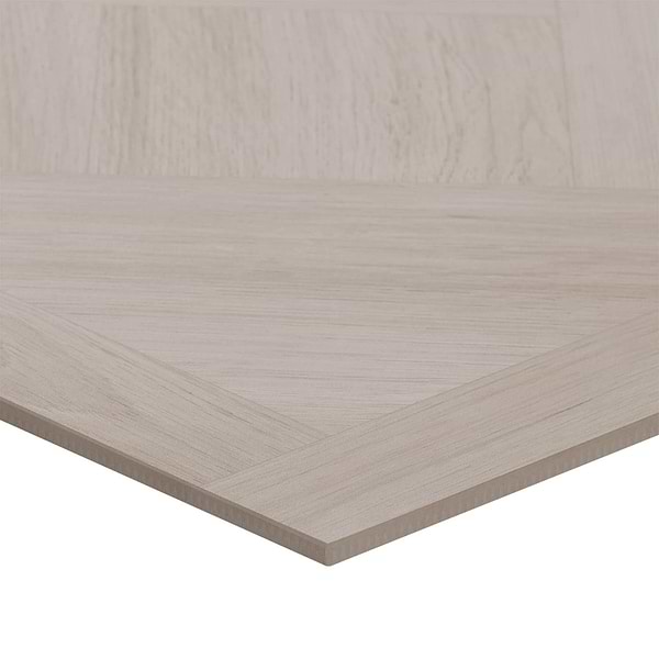 Marsai Traditional Parquet Light Oak 32x32 Wood Look Matte Porcelain Tile in Beige & Cream, View 10, open zoomed image