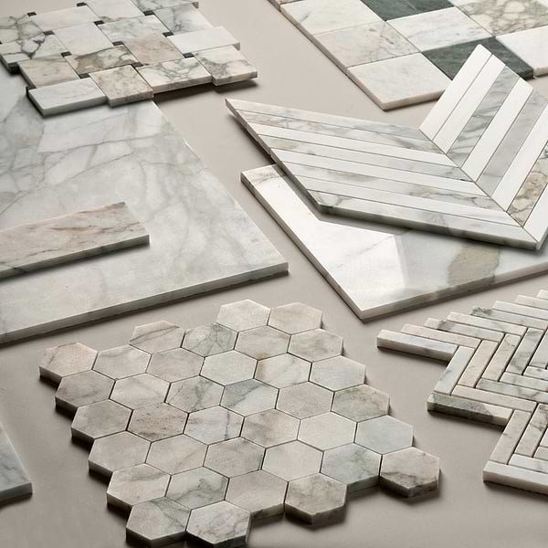 Calacatta Verde Premium 12x24 Polished Marble Tile