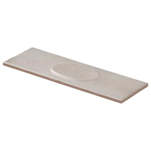 Telos Deco Ivory White 4x12 Terracotta Look Matte Ceramic Tile, View 7, open zoomed image