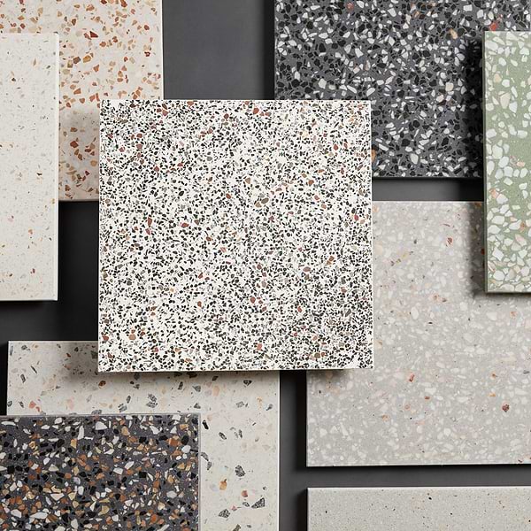 True Terrazzo Evora Beige 16x16 Polished Terrazzo Tile