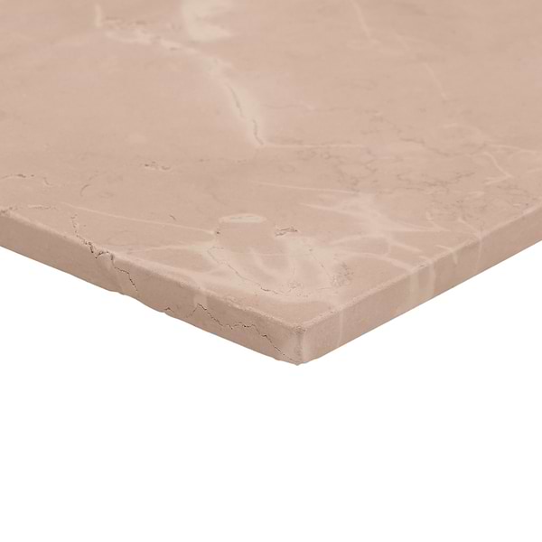 Rosa Perlino 8x8 Tumbled Marble Tile