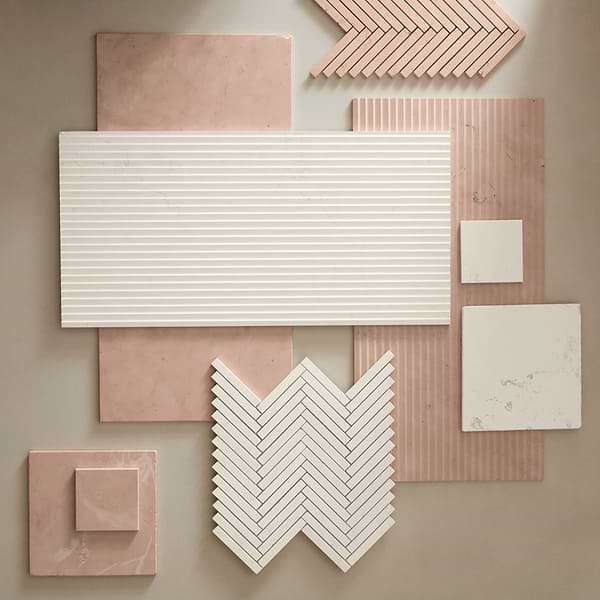 Bianco Perlino 8x8 Tumbled Marble Tile