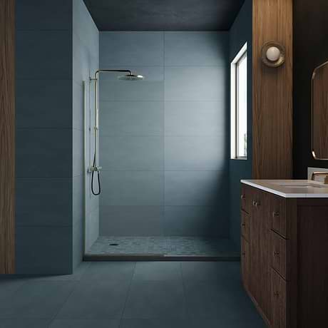 Clay Karma Blue 2x2 Matte Porcelain Mosaic