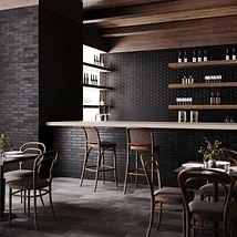 Montauk Jet 2x8 Mixed Finish Ceramic Tile