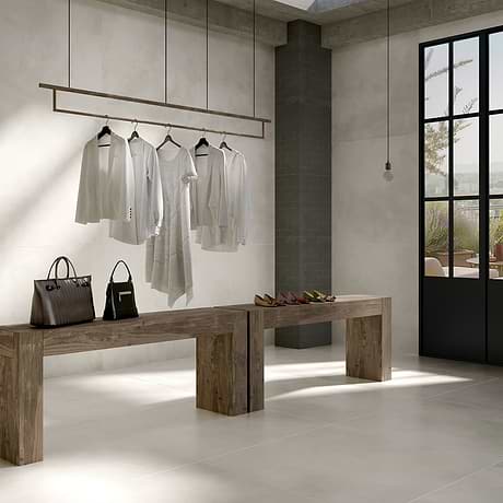 Clay Calm White 48x48 Matte Porcelain Tile