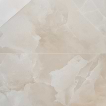Harmonyx Coconut White 24x48 Onyx Look Polished Porcelain Tile