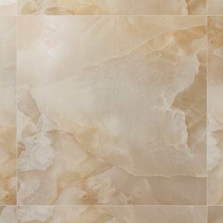 Harmonyx Champagne Beige 48x48 Onyx Look Satin Porcelain Tile