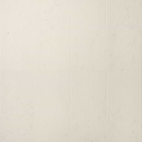 Stonework Pleat Bianco Perlino 12x24 3D Honed Marble Tile