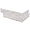 Tenerife Glacial White 6x24 Splitface Marble Stacked Stone Corner
