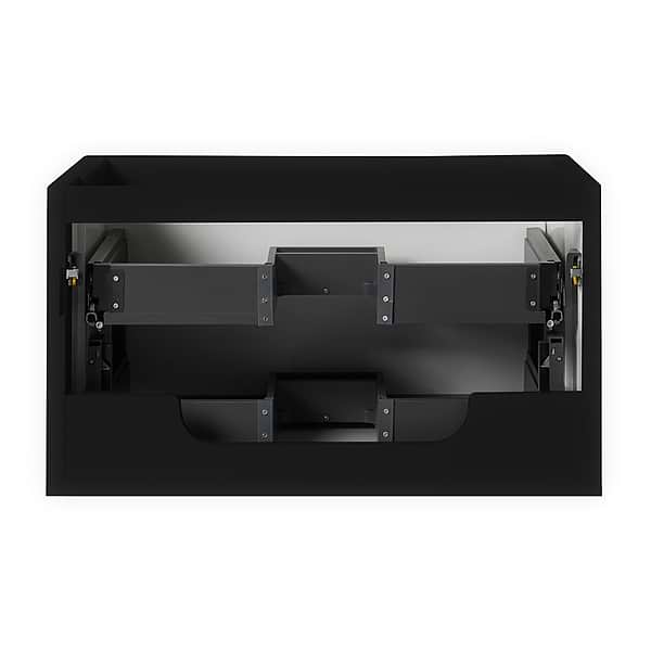 Luxe Collection  30" Black Gloss Vanity, View 9, open zoomed image
