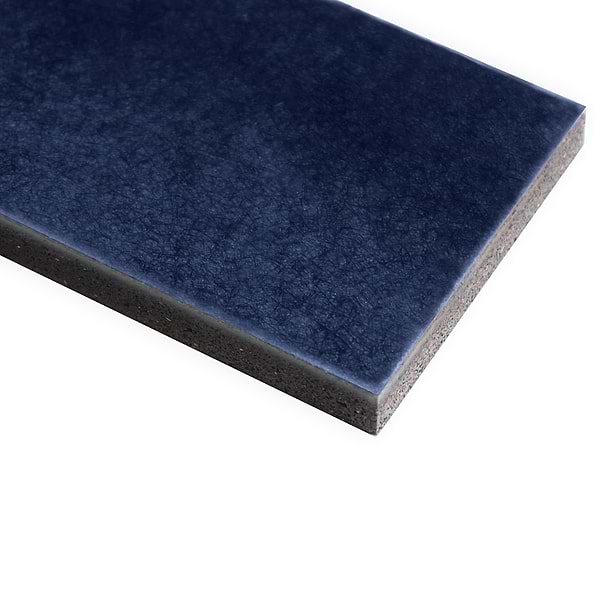 ColorOne Jean Blue 2x8 Crackled Glossy Lava Stone Tile