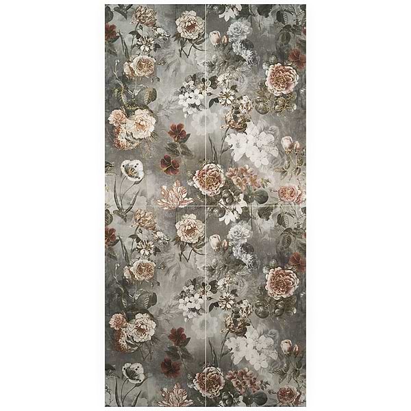 Art Gallery by Paula Purroy Dalia Vintage Multicolor 24x48 Artisan Decor Matte Porcelain Tile 