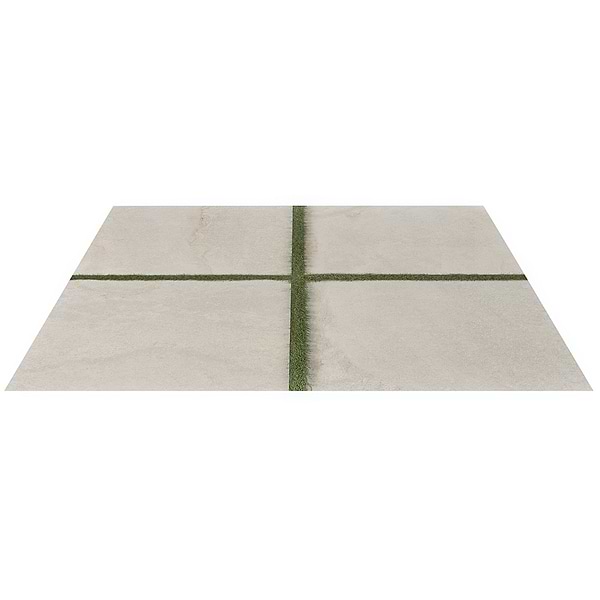 Disco-Acadia Warm Linen White 24x24 Limestone Look Matte Porcelain 2CM Outdoor Paver