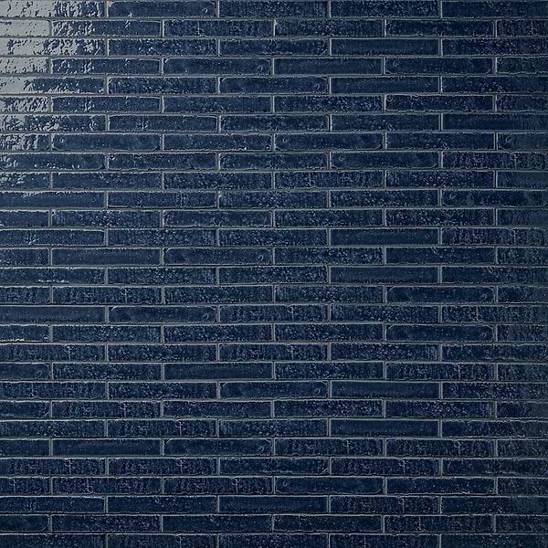 Wabi Sabi Marine Blue 1.5x9 Glossy Ceramic Tile