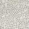 Komorebi Pebble Mineral Ice Gray Polished Glass Mosaic Tile