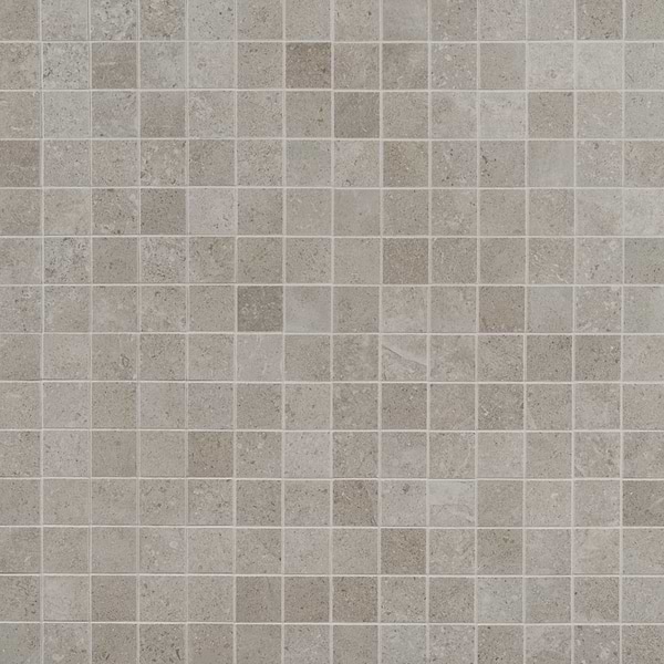 New Rock Tortora Beige 2x2 Limestone Look Matte Porcelain Mosaic Tile