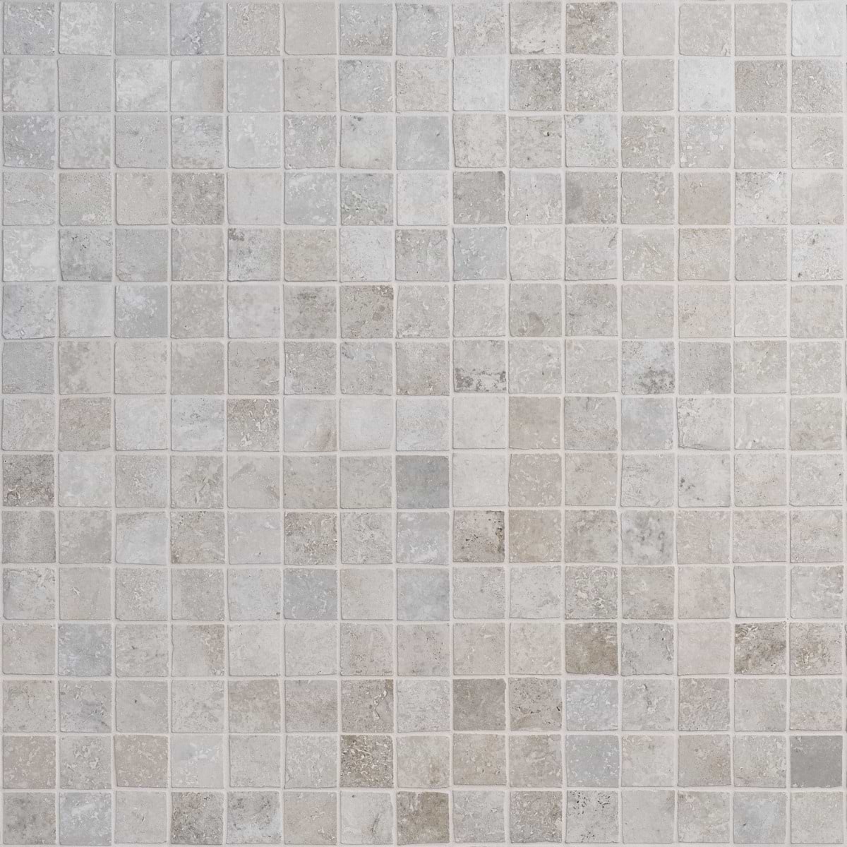 Seville Efeso Gray 2x2 Travertine Look Matte Porcelain Mosaic Tile