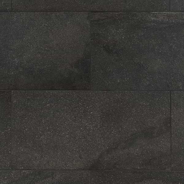 Acadia Charcoal Black 12x24 Limestone Look Matte Porcelain Tile