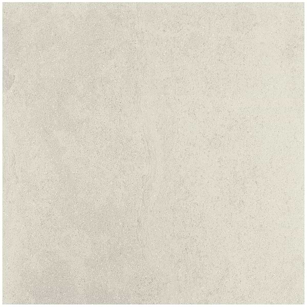 Acadia Warm Linen White 24x24 Limestone Look Matte Porcelain Tile