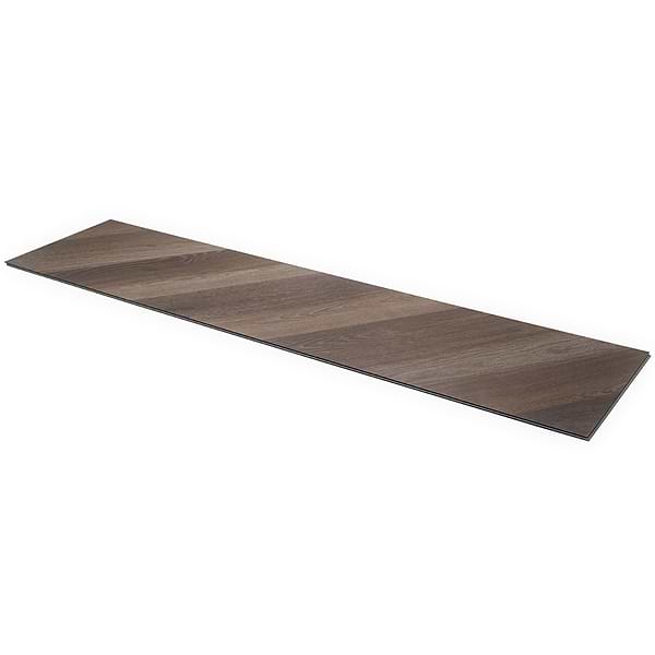 Stacy Garcia Fleetwood Chevron Mocha Rigid Core Click 12x48 Luxury Vinyl Plank Flooring