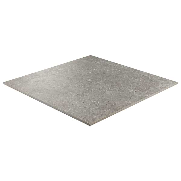 New Rock Fossil Dark Gray 24x24 Limestone Look Matte Porcelain Tile