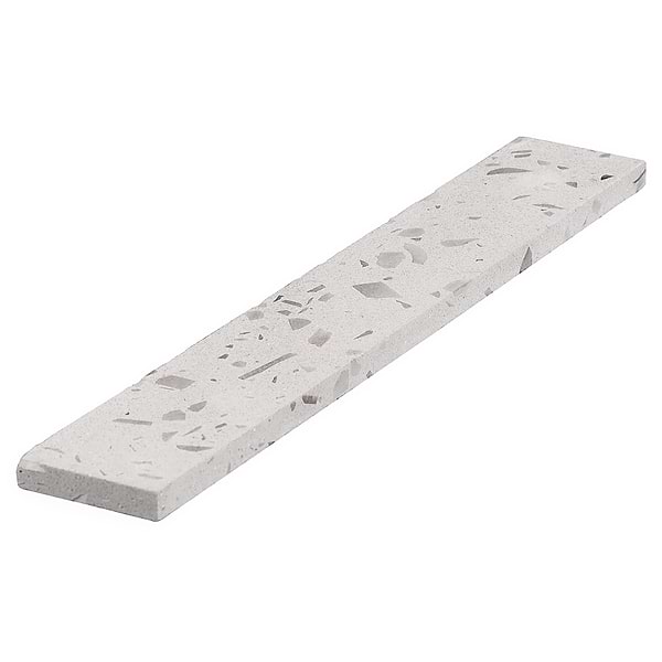 Mancala Lunar Gray 3x16 Matte Terrazzo Tile
