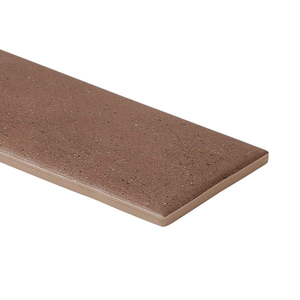 Telos Earth Brown 4x12 Terracotta Look Matte Ceramic Tile in Brown, View 8, open zoomed image