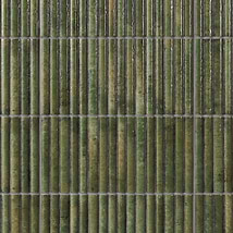 Curve Fluted Green 6x12 3D Glossy Ceramic Tile
