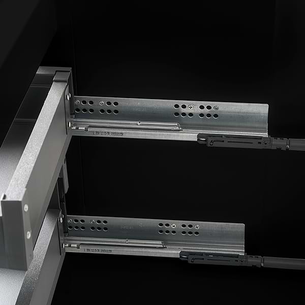Luxe Collection  30" Black Gloss Vanity, View 8, open zoomed image