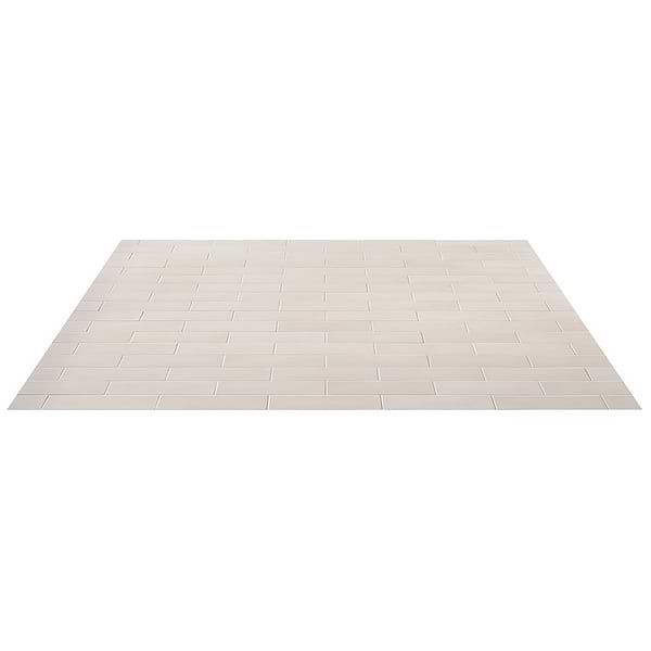 Color One Chalk White 2x8 Matte Cement Tile