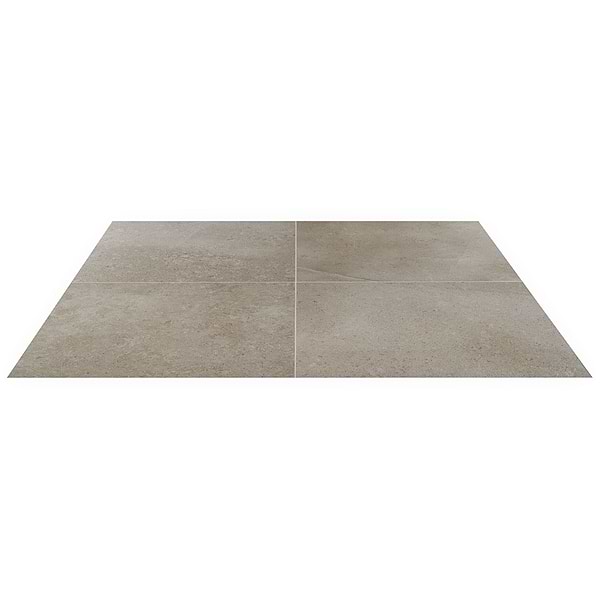 New Rock Tortora Beige 24x24 Limestone Look Matte Porcelain Tile