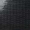 Wabi Sabi Coal Black 1.5x9 Glossy Ceramic Tile