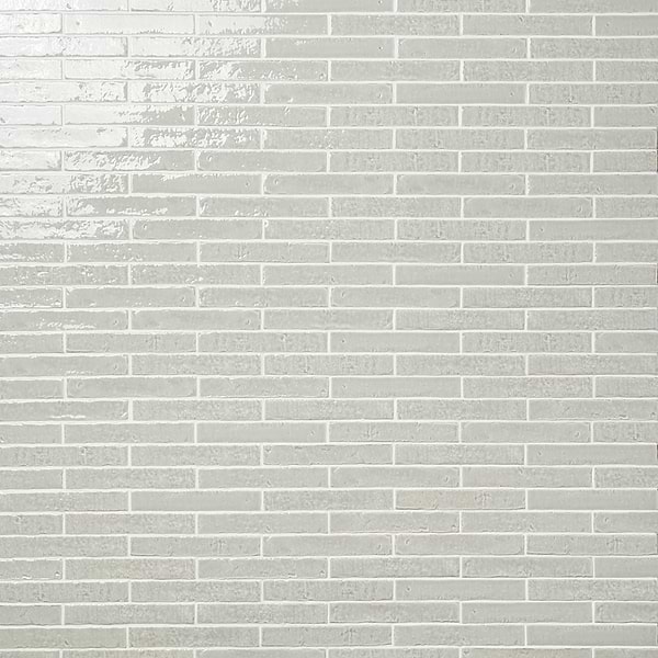 Wabi Sabi Chameleon Sage Gray 1.5x9 Glossy Ceramic Tile