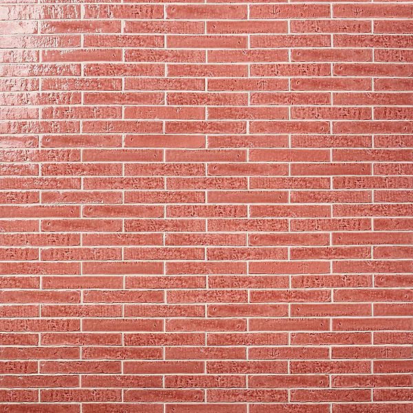 Wabi Sabi Coralito Terracotta Pink 1.5x9 Crackled Glossy Ceramic Tile