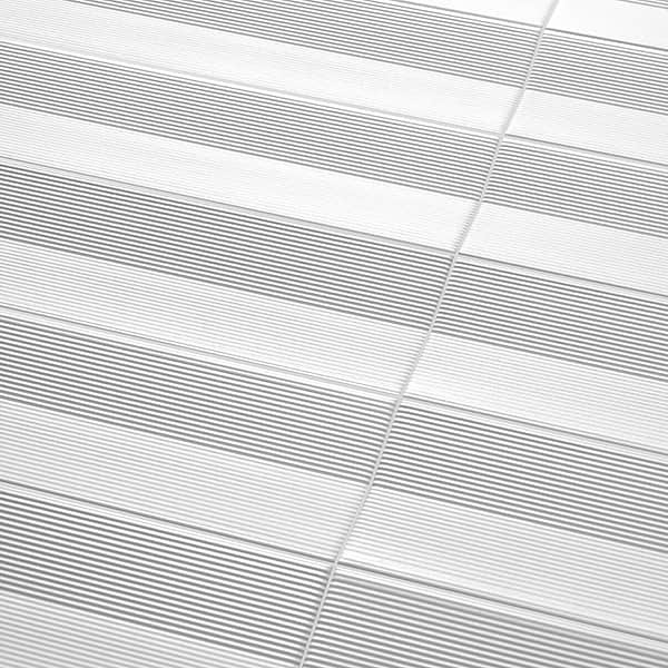 Kinzie Concave White 4x16 3D Matte Ceramic Tile