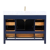 Athena 48'' Blue Vanity And Marble Counter