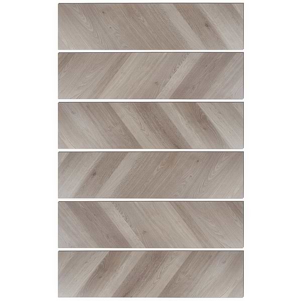 Stacy Garcia Fleetwood Chevron Dolphin Rigid Core Click 12x48 Luxury Vinyl Plank Flooring