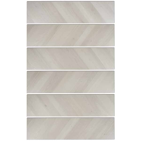 Stacy Garcia Fleetwood Chevron Plume Rigid Core Click 12x48 Luxury Vinyl Plank Flooring