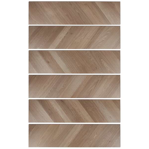 Stacy Garcia Fleetwood Chevron Starling Rigid Core Click 12x48 Luxury Vinyl Plank Flooring