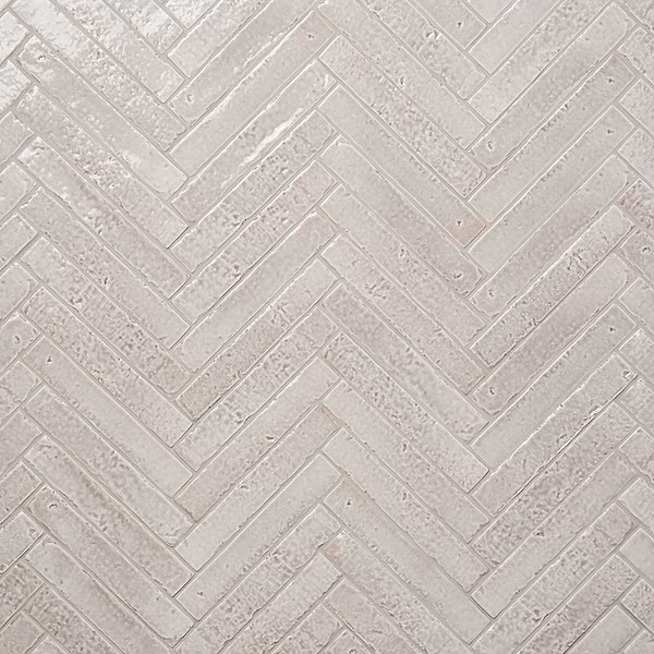 Wabi Sabi Agata Gray 1.5x9 Crackled Glossy Ceramic Tile