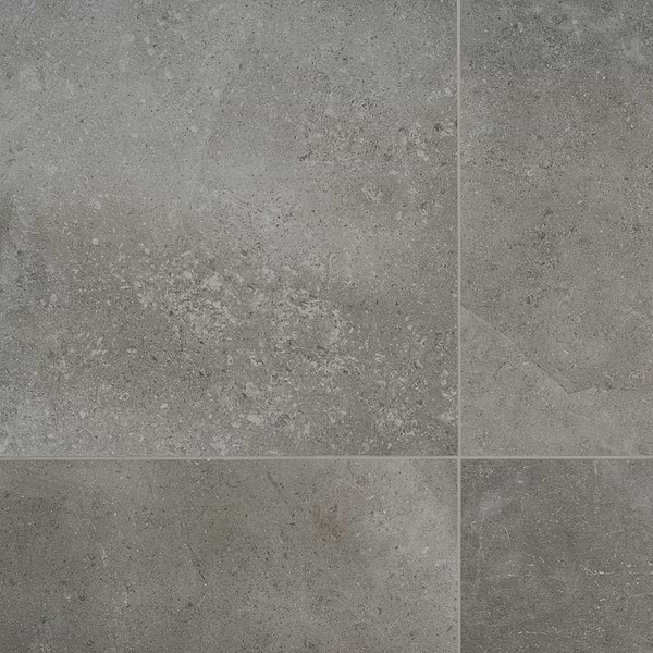 New Rock Fossil Dark Gray 24x48 Limestone Look Matte Porcelain Tile